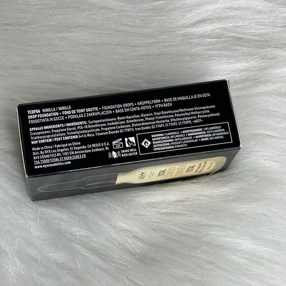 NYX‎ Total Control Drop Foundation TCDF06 Vanilla Face Make Up Fair - Picture 3 of 6